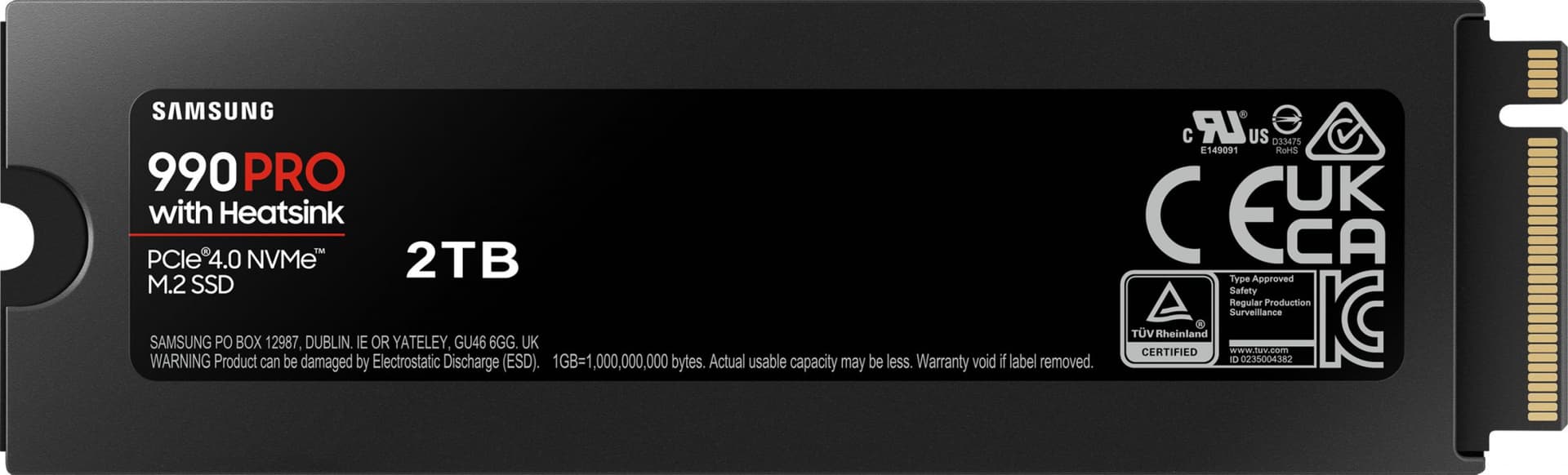 Накопитель SSD Samsung PCIe 4.0 x4 2TB MZ-V9P2T0CW 990 Pro M.2 2280 - фото 4