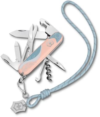Нож перочинный Victorinox Companion Paris Style (1.3909.E221) 91мм 16функц. розовый подар.коробка в комплекте: шнурок на шею - фото 2