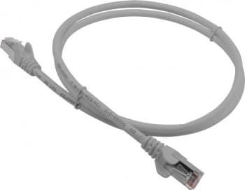 Патч-корд Lanmaster LAN-PC45/S5E-7.0-GY FTP RJ-45 вил.-вилка RJ-45 кат.5E 7м серый LSZH - фото 2
