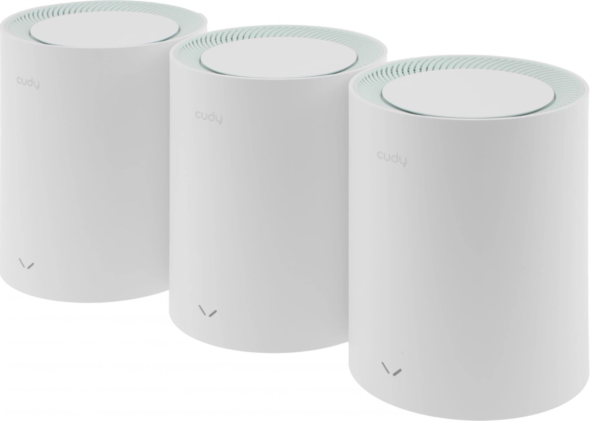 Бесшовный Mesh роутер Cudy M1300 (M1300(3-PACK)) AC1200 10/100/1000BASE-TX белый (упак.:3шт) - фото 4