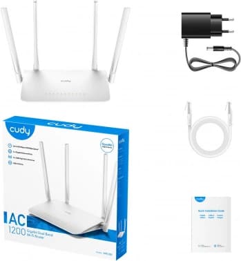 Роутер беспроводной Cudy WR1300 AC1200 10/100/1000BASE-TX белый - фото 5