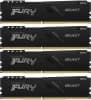 Память DDR4 4x32GB 3200MHz Kingston KF432C16BBK4/128 Fury Beast Black RTL Gaming PC4-25600 CL16 DIMM 288-pin 1.35В dual rank с радиатором Ret - фото 3