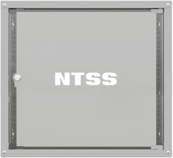 Шкаф коммутационный NTSS Lime (NTSS-WL9U5545GS) настенный 9U 550x450мм пер.дв.стекл несъемн.бок.пан. 30кг серый 370мм 12кг 110град. 500мм IP20 укомплектованный - фото 2