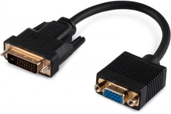 Переходник Buro DVI-D (m) VGA (f) 0.23м (BU-DVI-VGA) черный - фото 2