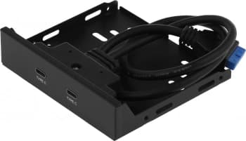 Адаптер USB 2xUSB3.1 Type-C Ret - фото 2