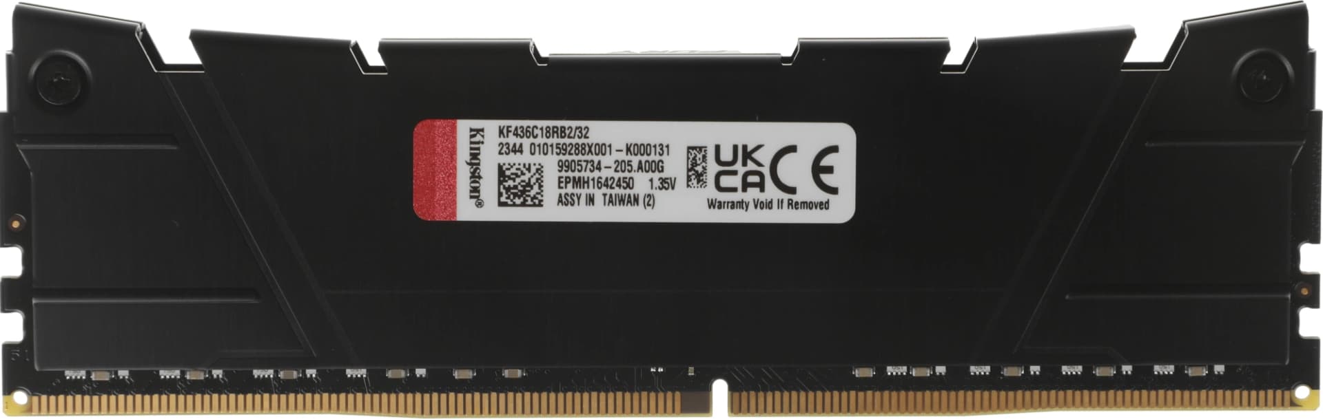 Память DDR4 32GB 3600MHz Kingston KF436C18RB2/32 Fury Beast RTL Gaming PC4-28800 CL18 DIMM 288-pin 1.35В single rank с радиатором Ret - фото 4