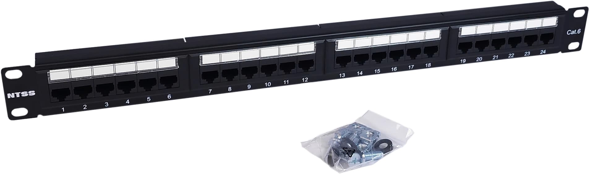 Патч-панель NTSS NTSS-PP-1U-24-UTP-RJ45-6-D 19" 1U 24xRJ45 кат.6 UTP - фото 3
