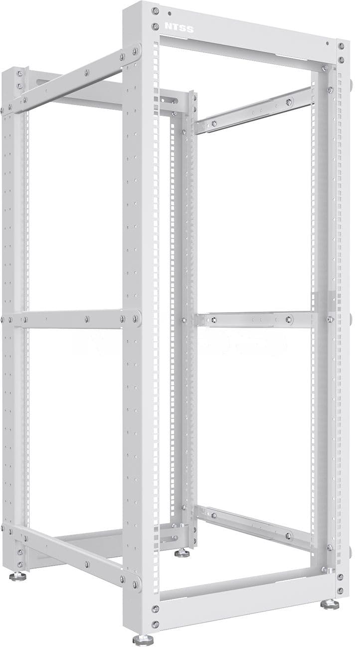 Стойка двухрамная NTSS NTSS-2POR42U/600-1000 42U 550ммx1000мм 600кг серый - фото 1