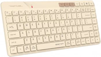Клавиатура A4Tech FBK26C AS бежевый USB беспроводная BT/Radio slim Multimedia - фото 5