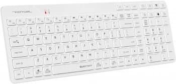 Клавиатура A4Tech FBK27C AS белый USB беспроводная BT/Radio slim Multimedia - фото 5