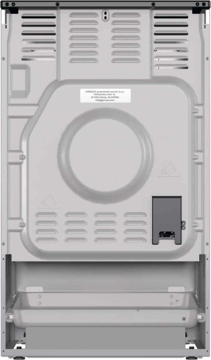 Плита Электрическая Gorenje GEC5C41SG серый стеклокерамика (без крышки)