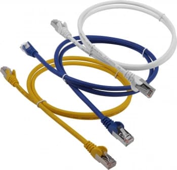 Патч-корд Lanmaster LAN-PC45/S5E-15-YL FTP RJ-45 вил.-вилка RJ-45 кат.5E 15м желтый LSZH - фото 2