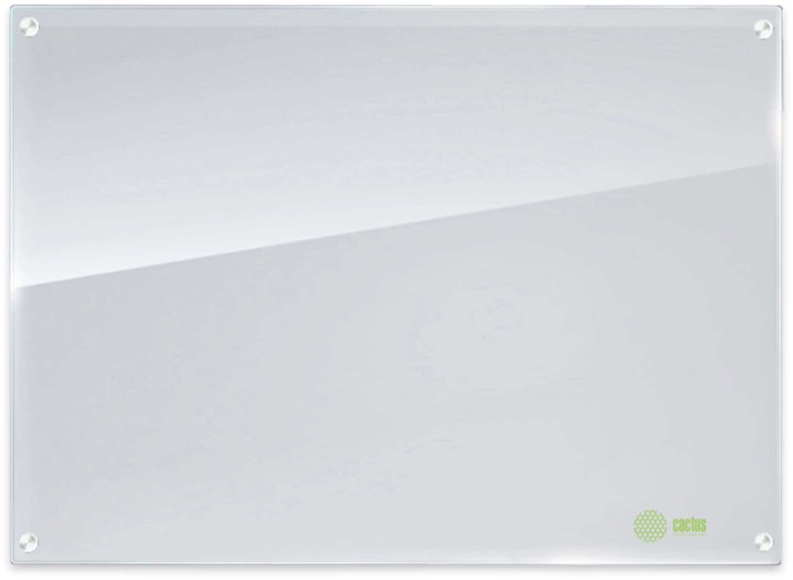 Доска стеклянная Cactus CS-GBD-65X100-WT-TM Сквозное крепление стекло белый 65x100см стекло крепления