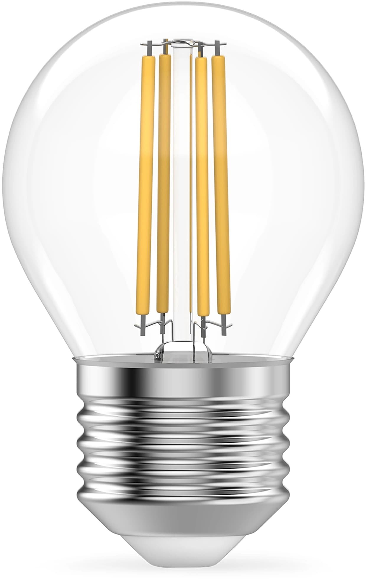 Лампа филам. Gauss Filament 8Вт цок.:E27 шар 220B св.свеч.бел.нейт. (упак.:10шт) (52228) - фото 4