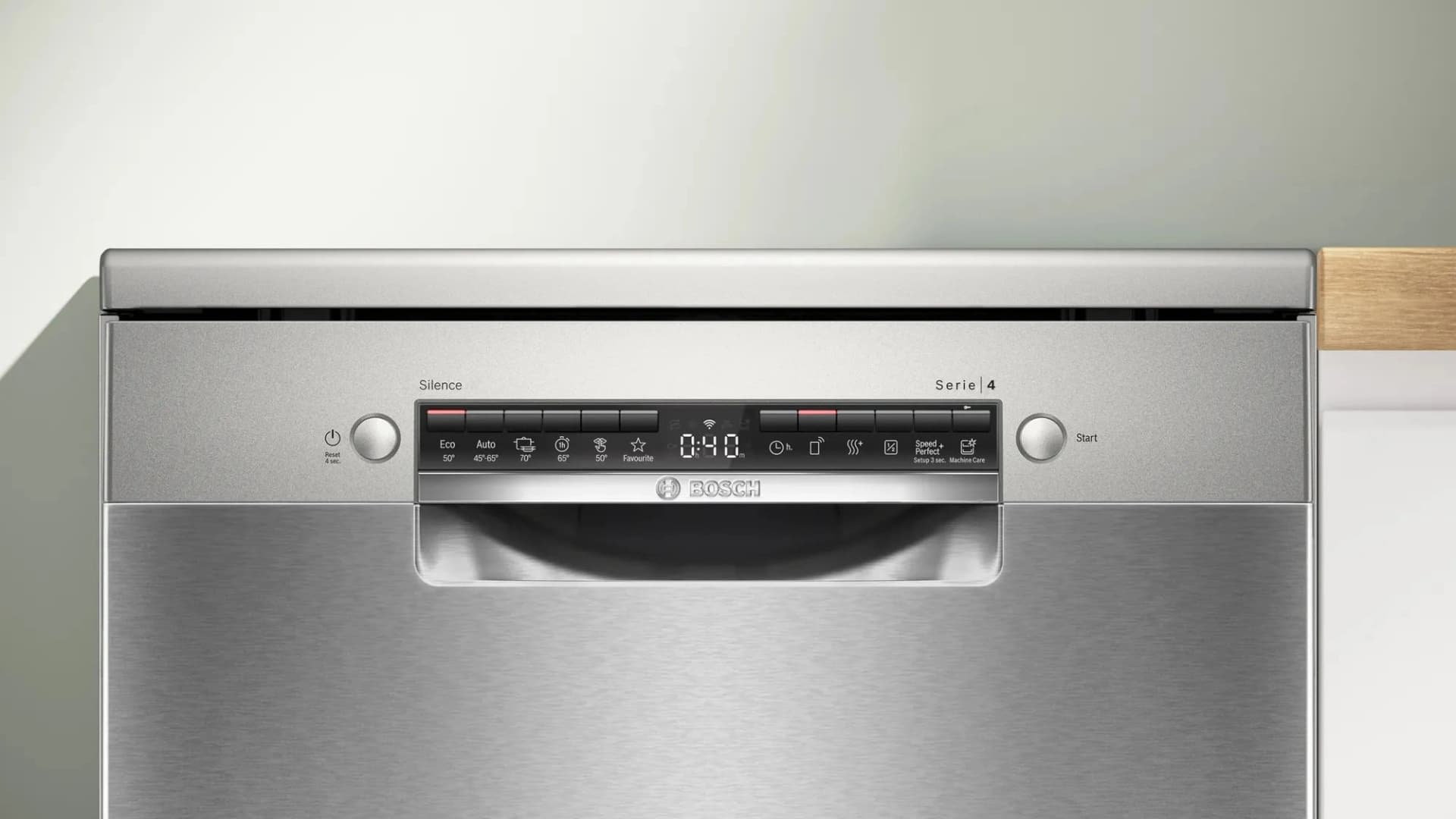 Посудомоечная машина Bosch Serie 4 SMS4HVI00E серебристый (полноразмерная) инвертер - фото 4