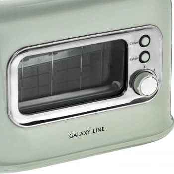 Тостер Galaxy Line GL 2914 900Вт мятный - фото 5