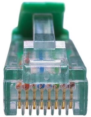 Патч-корд Suprlan 10-0158 UTP RJ-45 вил.-вилка RJ-45 кат.5E 2м зеленый LSZH 26AWG - фото 5