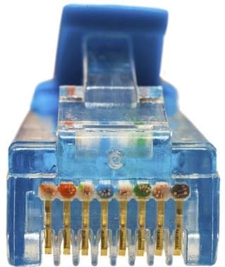 Патч-корд Suprlan 10-0147 UTP RJ-45 вил.-вилка RJ-45 кат.5E 1м синий LSZH 26AWG - фото 5