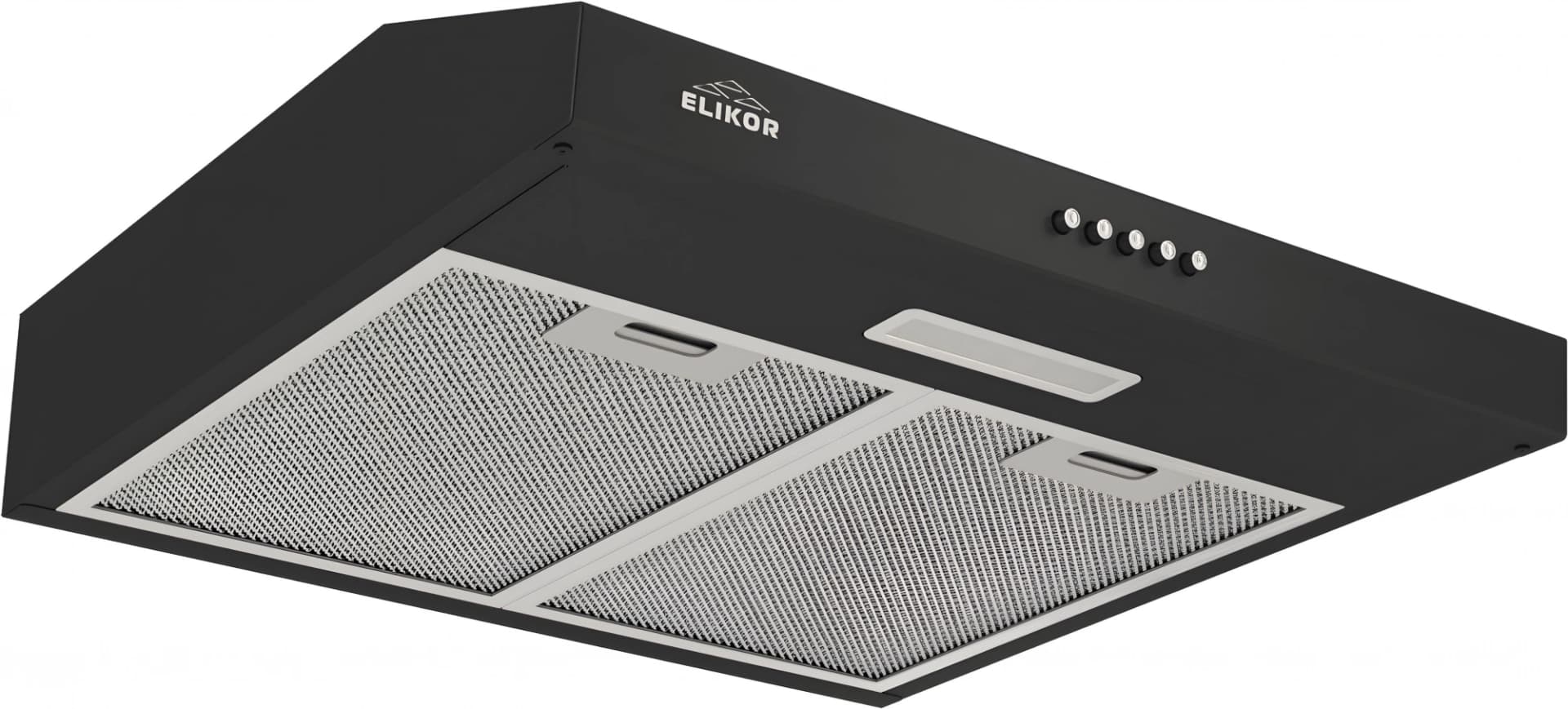 Вытяжка встраиваемая Elikor ECO BK 50 черный управление: кнопочное (2 мотора)