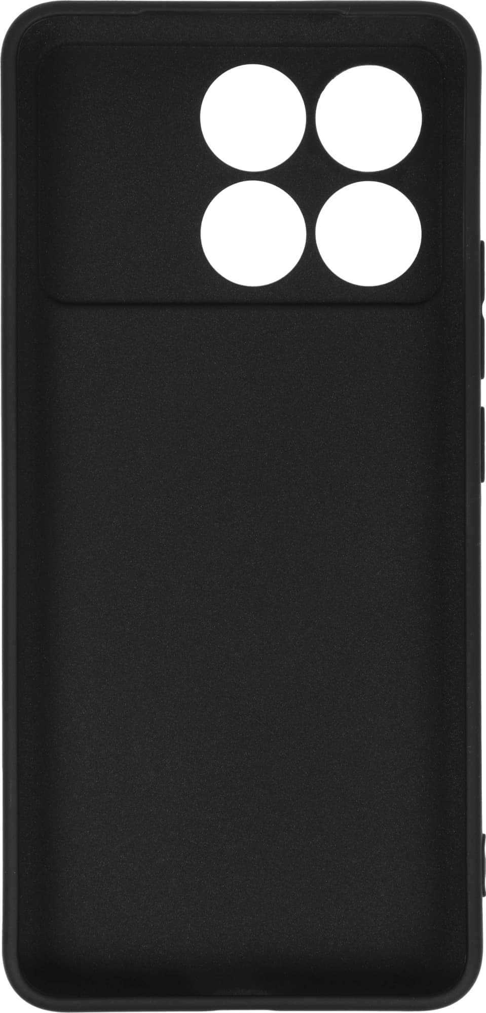 Чехол (клип-кейс) BoraSCO для Xiaomi Poco F6 Pro Silicone Case черный (73394) - фото 4