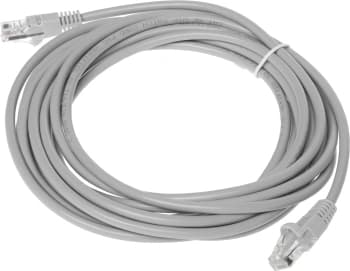 Патч-корд KingPrice KP-PC-c5e-5m-g 1Гбит/с UTP 4 пары cat.5E CCA molded 5м серый RJ-45 (m)-RJ-45 (m) - фото 5