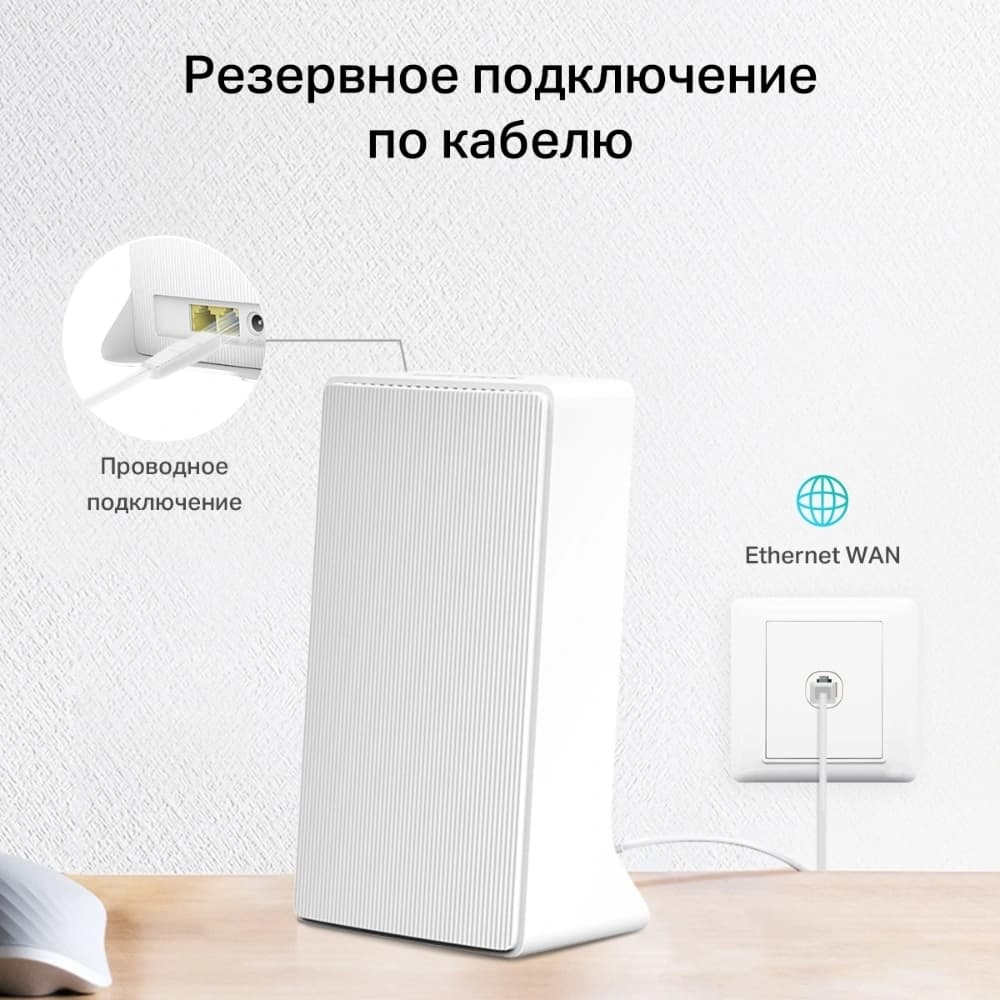 Роутер беспроводной Mercusys MB230-4G AC1200 10/100/1000BASE-TX/4G cat.6 белый - фото 4