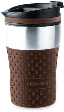 Термокружка для напитков Rondell The Morning Mocco RDS-1162 0.26л. коричневый картонная коробка - фото 2