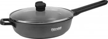 Сотейник Rondell Zorro RDA-1453 3.8л. d=28см (с крышкой) графитовый - фото 2