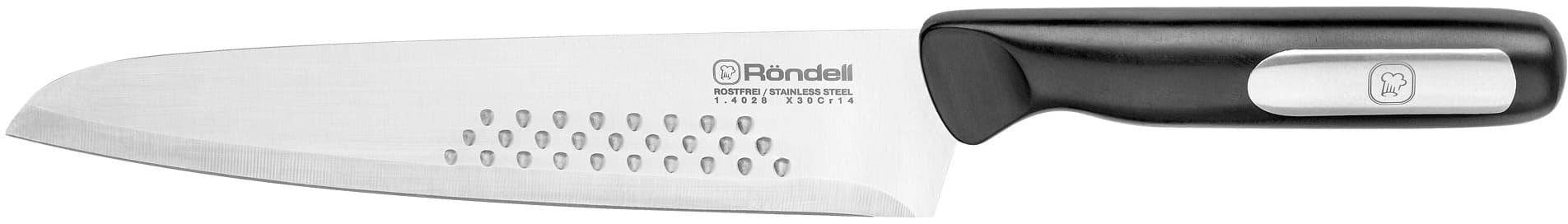 Набор ножей кухон. Rondell Bayoneta RD-1569 компл.:4предм. разд.дос. черный блистер - фото 1