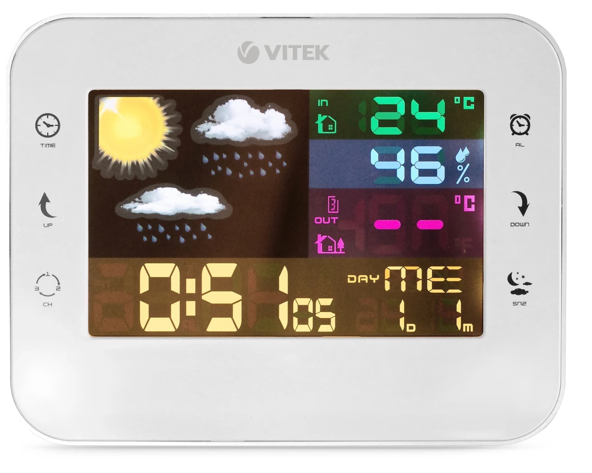 Погодная станция Vitek VT-6412 черный - фото 4