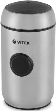 Кофемолка Vitek VT-7123 150Вт сист.помол.:ротац.нож вместим.:50гр стальной - фото 2