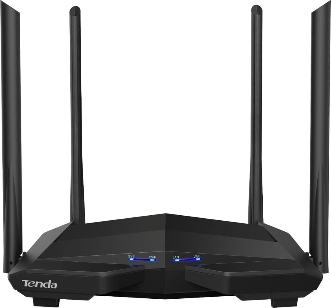 Роутер беспроводной Tenda AC10 AC1200 10/100/1000BASE-TX черный - фото 4