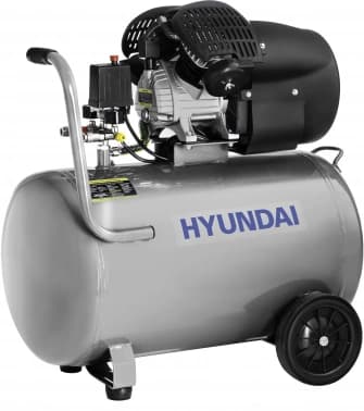 Компрессор поршневой Hyundai HYC 402100LMS масляный 400л/мин 100л 2200Вт серебристый/черный - фото 2