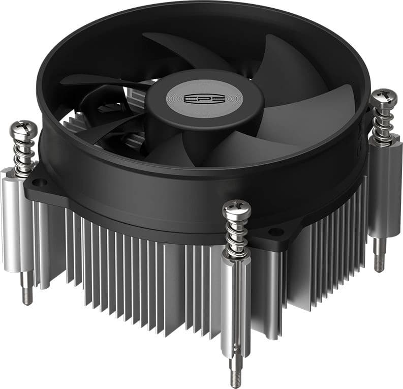 Устройство охлаждения(кулер) PcCooler R95S-I Soc-1200/1700/1851 серебристый/черный 4-pin 31.1dB Al 95W 360gr Ret (R95S-XXNIXX-GL)
