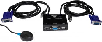 Переключатель KVM Origo OKVM221 2xPC port (OKVM221/A1A) - фото 2