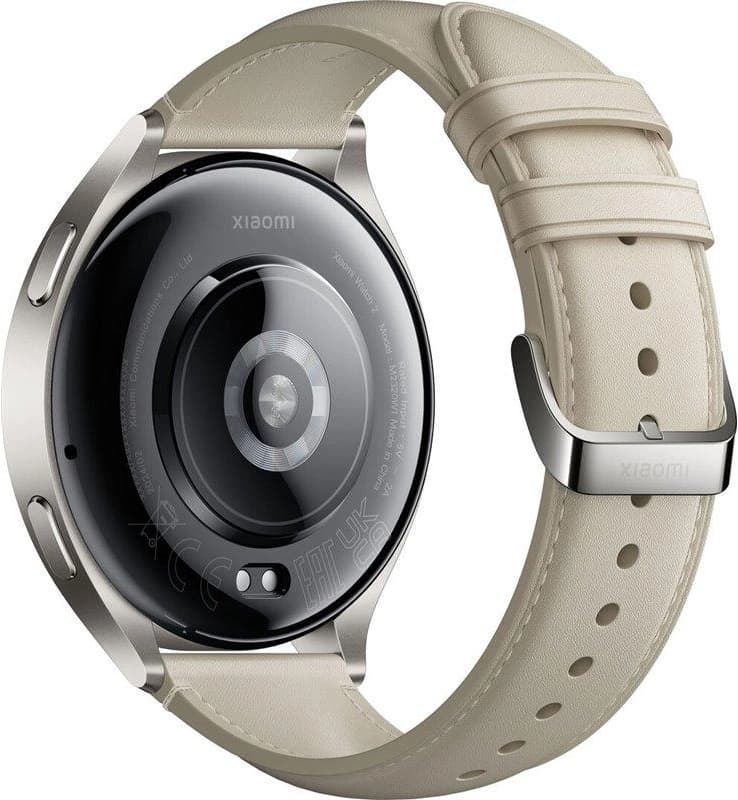 Смарт-часы Xiaomi Watch 2 1.43" AMOLED корп.серый рем.белый разм.брасл.:140-210мм (BHR9306GL) - фото 4
