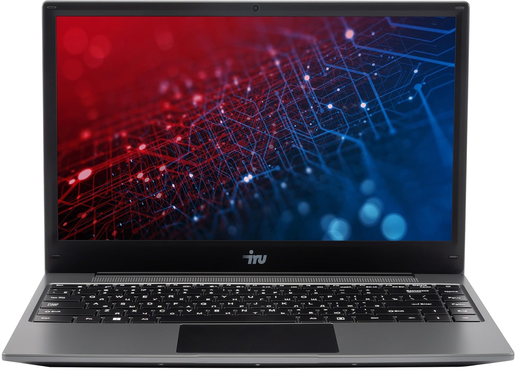 Ноутбук IRU Tactio 14ALH Core i5 1235U 16Gb SSD512Gb Intel UHD 14" IPS FHD (1920x1080) FreeDOS grey WiFi BT Cam 4000mAh (2058884)