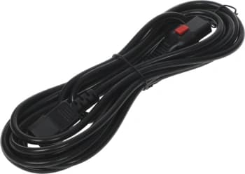 Шнур питания Lanmaster LAN-PP13L/14-5.0-BK C13-С14 проводник.:3x0.75мм2 5м 220В 10А черный - фото 5