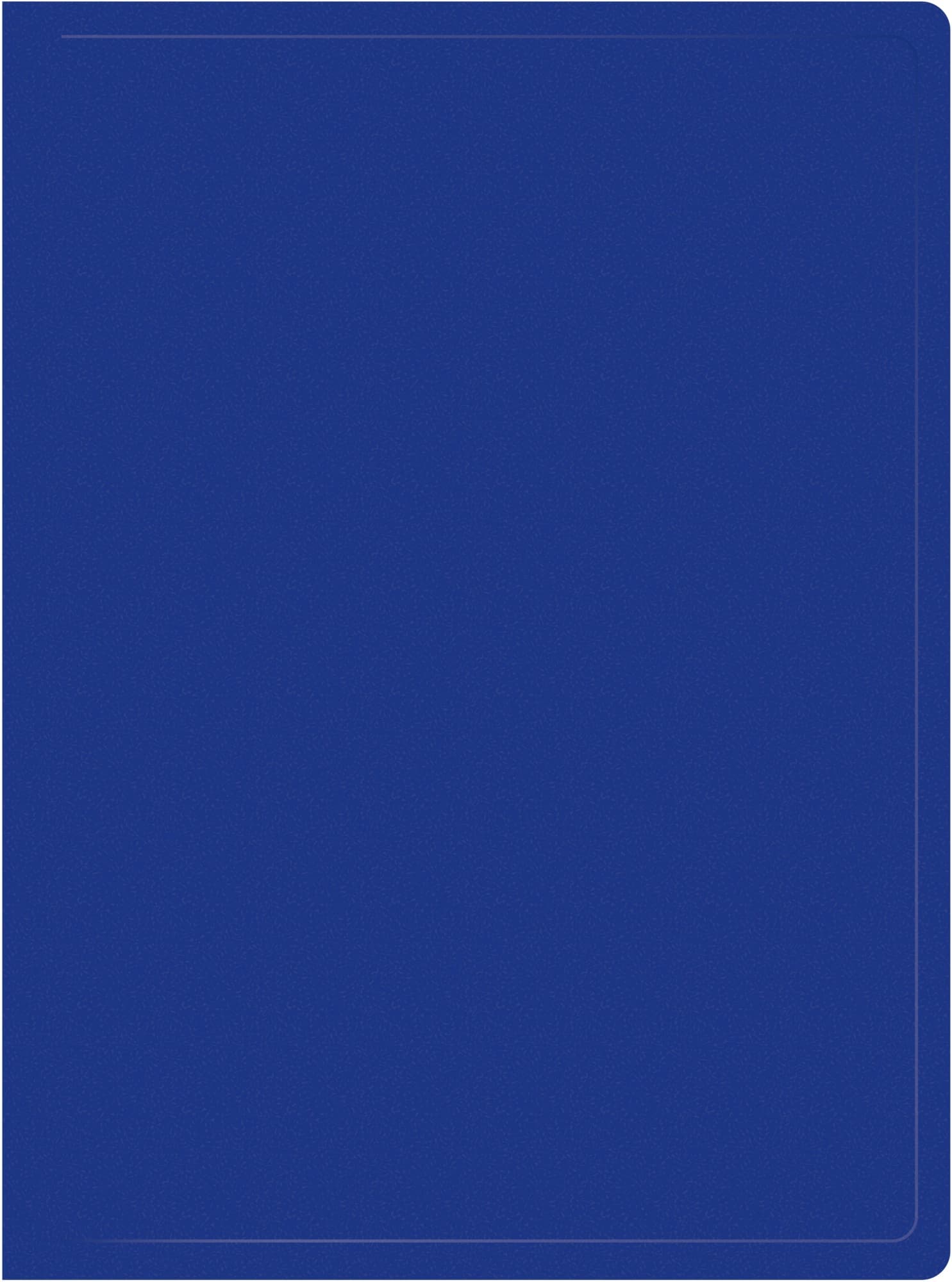 Папка с 20 прозр.вклад. Silwerhof SE-V20BLU A4 пластик 0.5мм синий