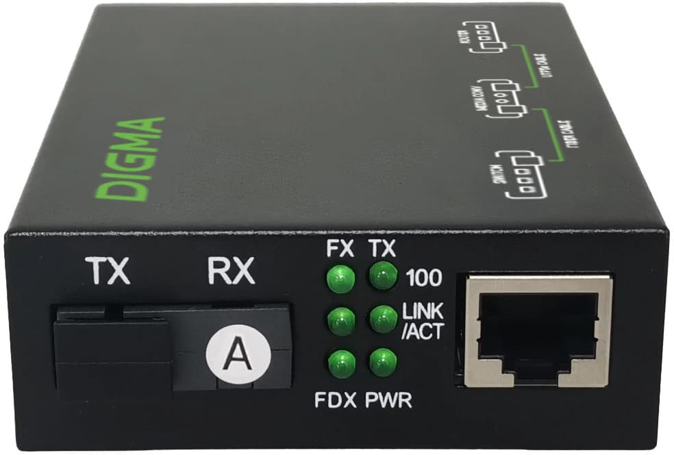 Медиаконвертер Digma DMC-1F35-20A - фото 4