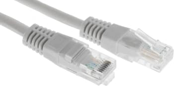 Патч-корд Rexant 18-8001 UTP RJ-45 вил.-вилка RJ-45 кат.5E 0.5м серый LSZH - фото 2