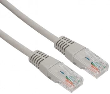Патч-корд Rexant 18-8002 UTP RJ-45 вил.-вилка RJ-45 кат.5E 1м серый LSZH - фото 2