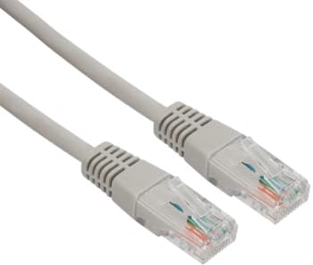 Патч-корд Rexant 18-8006 UTP RJ-45 вил.-вилка RJ-45 кат.5E 3м серый LSZH - фото 2
