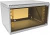Шкаф коммутационный Suprlan ТВЛ-6U-600-450-СР (05-1063) настенный 6U 600x450мм пер.дв.стекл направл.под закл.гайки 70кг RAL 7035 385мм 15.7кг 360мм металл - фото 3