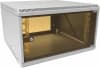 Шкаф коммутационный Suprlan (05-1066) настенный 6U 600x600мм пер.дв.стекл направл.под закл.гайки 70кг светло-серый 535мм 19.37кг 360мм металл - фото 3