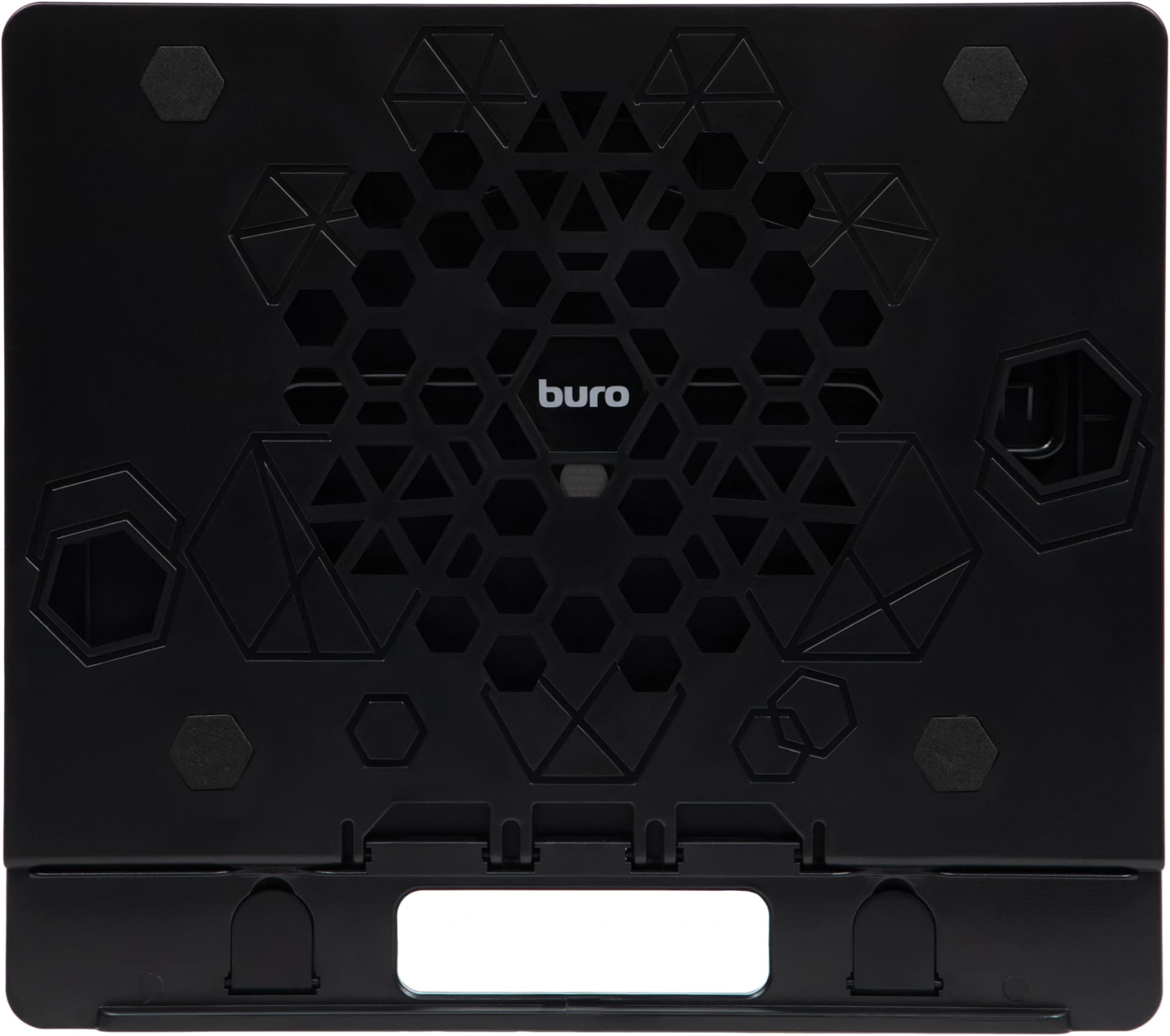 Подставка для ноутбука Buro BU-LS130 15.6" 280x250x15мм 520г металл/пластик черный