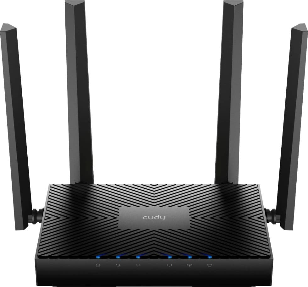 Роутер беспроводной Cudy WR3000E AX3000 10/100/1000BASE-TX черный - фото 1
