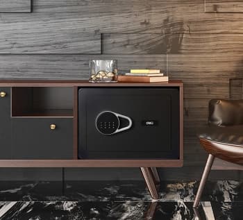 Сейф мебельный Deli Andesite ET540 встраиваемый 250x350x250мм электронный/ключевой - фото 5
