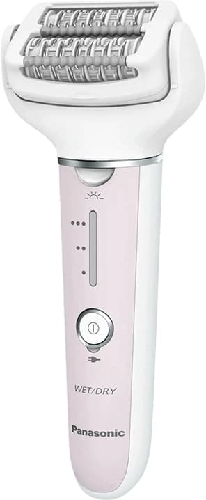 Эпилятор Panasonic ES-EY80-P520 скор.:3 насад.:5 от аккум. белый/розовый