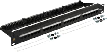 Патч-панель Lanmaster LAN-PPN24U6 19" 1U 24xRJ45 кат.6 UTP - фото 2